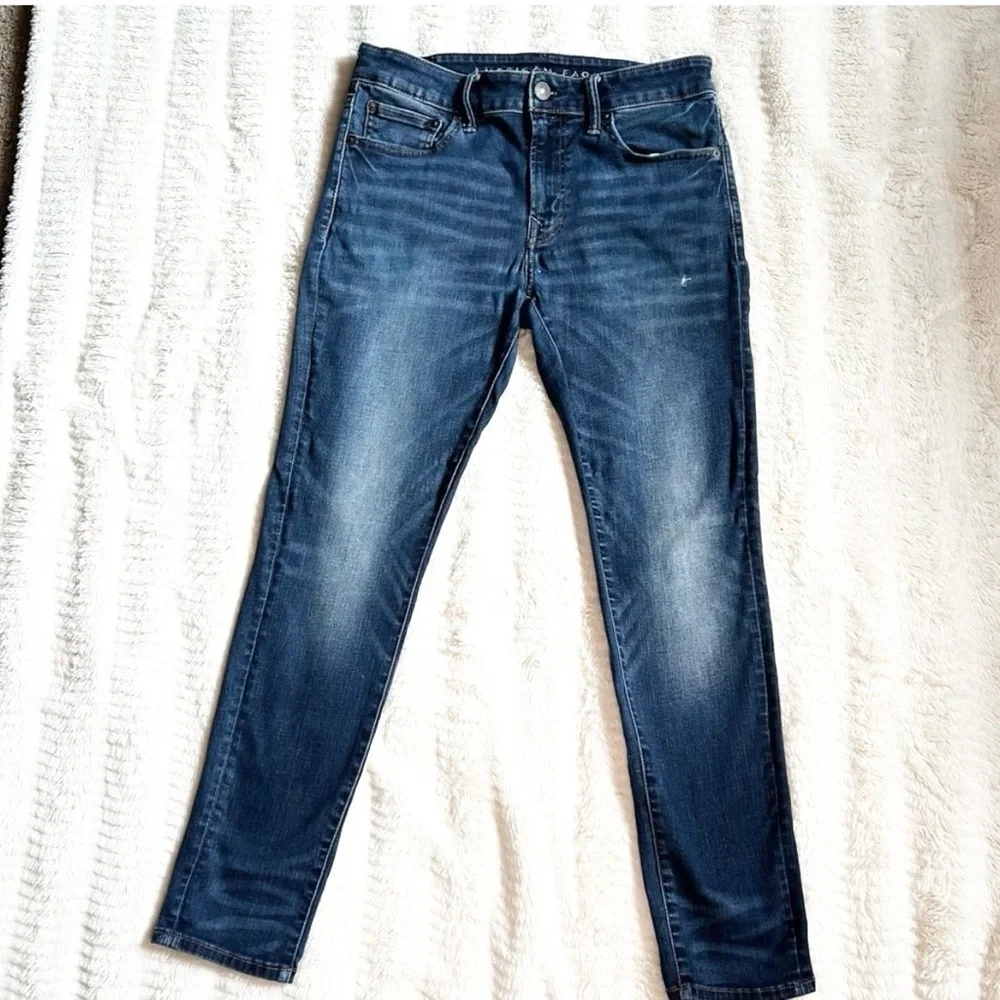 American Eagle Outfitters Dark Blue Men’s Skinny Jeans - Size 32/30